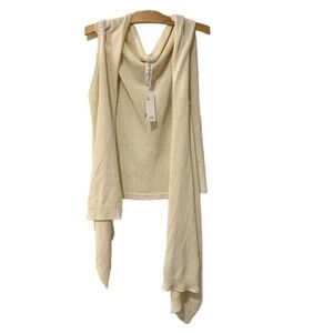 Eileen Fisher | Wrap Asymmetrical Oversized Cap Sleeves Open Front NWT- Large/XL